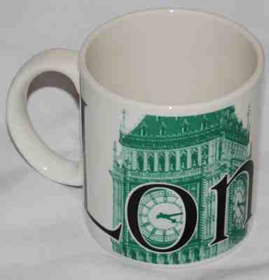 STARBUCKS COFFEE 2002 LONDON City Mug Collector Series 20-ounce Made in England - Sold on eBay Nov, 5th 2018 for $18.00