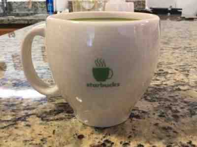 Starbucks Coffee Company White 2003 Barista Abbey Green Siren Logo Mug Cup - Sold on eBay Nov, 12th 2018 for $2.75