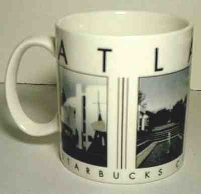 Starbucks Atlanta Mug ~ City Scenes ~ 2003 Barista Series ~ 16 Oz. - Sold on eBay Nov, 11th 2018 for $4.99