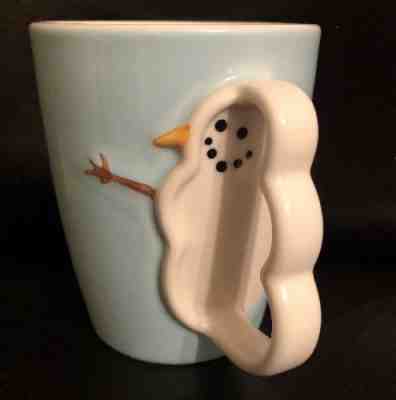 Starbucks Coffee Barista Cup Mug Snowman Handle Christmas 14 oz c 2003 - Sold on eBay Nov, 10th 2018 for $25.99