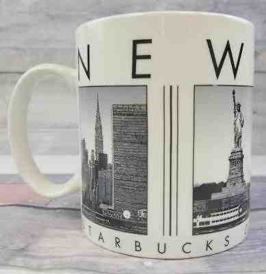 Starbucks New York, NY 2003 Barista City Scenes Skyline Series Coffee Mug / Cup - Sold on eBay Nov, 7th 2018 for $12.71