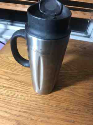 Starbucks 2003 Barista Stainless Steel French Press 16oz Travel Mug  - Sold on eBay Nov, 1st 2018 for $9.00