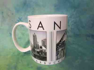 Starbucks San Diego Mug Coffee Cup Barista City Scenes Zoo 18 oz Tea 2003 - Sold on eBay Oct, 26th 2018 for $7.50