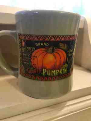 Starbucks Coffee 2003 Barista  Pumpkin Label Mug Green - Sold on eBay Oct, 22nd 2018 for $10.00