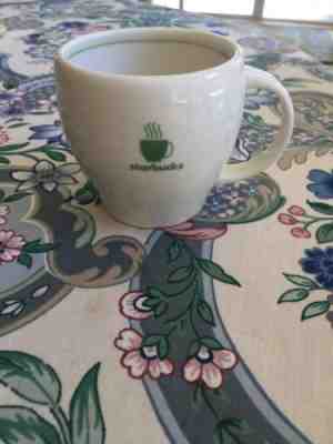 Starbucks Barista 2003 Green/White Abbey Espresso/Coffee Cup Mug Ceramic 8 oz - Sold on eBay Oct, 21st 2018 for $4.99