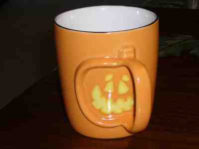 2003 Starbucks Barista Halloween Pumpkin ceramic coffee cup mug (B-5) - Sold on eBay Oct, 20th 2018 for $8.00