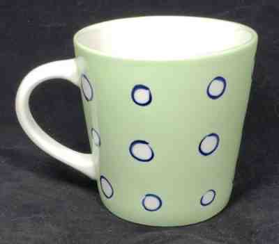 Starbucks Coffee 2003 Barista Mint Green Mug White Polka-Dot Tea Cup - Sold on eBay Oct, 20th 2018 for $29.95