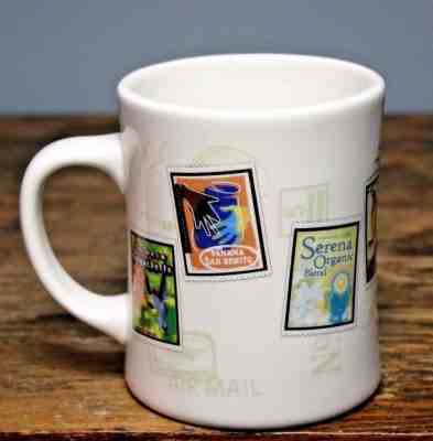 Starbucks 2003 Barista Coffee Mug / Cup 16oz Stamps Design espresso - Sold on eBay Oct, 20th 2018 for $24.24