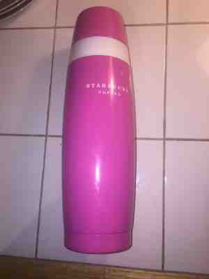 Starbucks 2004 Pink Thermos Coffee Tumbler Mug Cup Stainless Steel 16oz - Sold on eBay Nov, 17th 2018 for $15.00