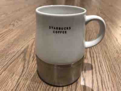 Starbucks Coffee Mug Cup Metal Bottom Ceramic Top Weighted 2004 14 oz Non Skid - Sold on eBay Nov, 16th 2018 for $4.99