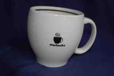2004 Starbucks Barista Coffee Ceramic MUG Cup Logo Design Black & White Abbey - Sold on eBay Nov, 15th 2018 for $9.95
