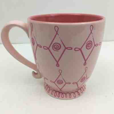 Starbucks Mug Pink Coffee Tea Cup Scribble Diamonds 2004 Collectible EUC - Sold on eBay Nov, 4th 2018 for $20.00