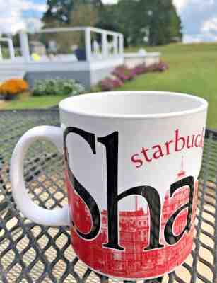 Vintage 2004 STARBUCKS Coffee City Mug SHANGHAI Collector Series Mugs_4.5" Tall - Sold on eBay Oct, 23rd 2018 for $6.99