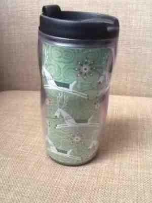 Starbucks Christmas Reindeer Tumbler Small 8 Oz Holiday Travel Mug Green 2005 - Sold on eBay Nov, 11th 2018 for $11.95