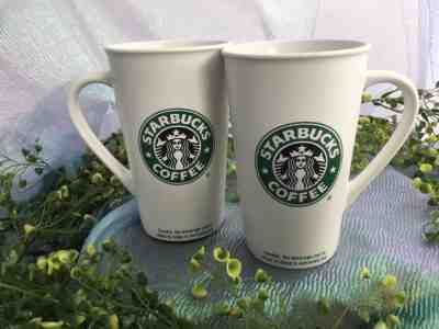 Starbucks Coffee Classic White Ceramic Mug Set - 2005 Vintage Siren - Collector - Sold on eBay Oct, 25th 2018 for $20.00