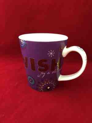 Starbucks WISH Purple Coffee Mug Cup Joy To World 2006 Holiday Christmas - Sold on eBay Nov, 16th 2018 for $11.99