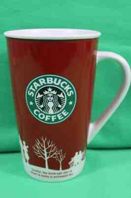 Starbucks Red Holiday Coffee Cup Mug 2006 16 fl oz - Sold on eBay Nov, 16th 2018 for $19.99