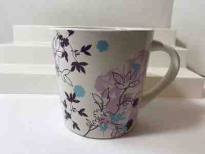 Starbucks White & Blue Purple Lavender Floral Hues Coffee Mug Cup 16 oz 2006 - Sold on eBay Nov, 11th 2018 for $8.39