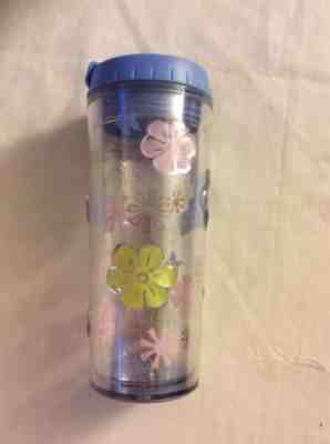 Starbucks 2006 Travel Mug Floral Colored Flowers 16 Ounces - Sold on eBay Nov, 11th 2018 for $18.48