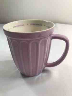 Starbucks 2006 Purple Ribbed Collectible Mug 16 oz Coffee Tea Cup - Sold on eBay Nov, 10th 2018 for $6.90