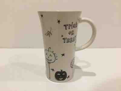 Starbucks 2007 trick or treat tall mug, 14oz. Black and white EUC - Sold on eBay Nov, 17th 2018 for $14.99