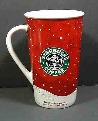STARBUCKS 2007 Christmas Ice Skaters 16oz Ceramic COFFEE Mugs Cups - Sold on eBay Nov, 16th 2018 for $15.00