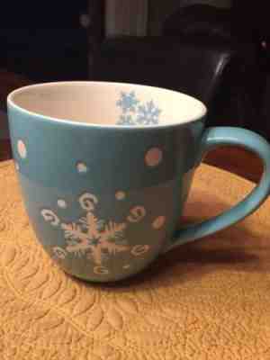 2007 Holiday Collectible Snowflake Blue Starbucks Coffee Mug - Sold on eBay Nov, 15th 2018 for $4.90