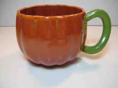 Starbucks 2007 Orange Pumpkin Autumn Fall Harvest Halloween Coffee Tea Mug Cup  - Sold on eBay Nov, 12th 2018 for $29.99