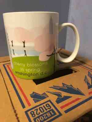 Starbucks Washington DC Cherry Blossoms in Spring 18 oz Coffee Mug Never Used - Sold on eBay Nov, 12th 2018 for $7.50