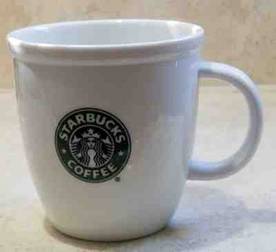 Starbucks 16 oz Coffee Mug 2007 White Abbey Green Mermaid Siren Logo - Sold on eBay Nov, 11th 2018 for $8.95
