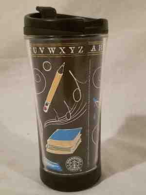 Starbucks kids Travel Mug Cup Tumbler Barista 8oz ABC School 2007 - Sold on eBay Nov, 10th 2018 for $9.59