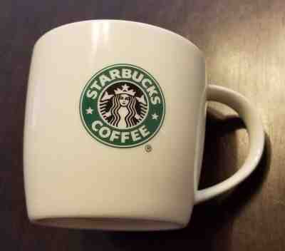 Starbucks Coffee Mug Vintage 2008 White with Green Mermaid Logo - Sold on eBay Nov, 17th 2018 for $13.36