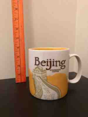 Starbucks Beijing China  Collector Series City Coffee Mug Cup 16 oz 2008 - Sold on eBay Nov, 16th 2018 for $15.00