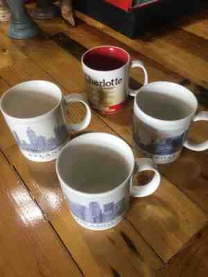 Starbucks Mug Cup  LAS VEGAS 2008 18 OZ Architecture Series Fremont 4 Queens NEW - Sold on eBay Nov, 16th 2018 for $12.50