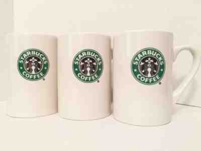 3 Starbucks Coffee Original Green White Black Mermaid Logo 10 Oz Mug Cups 2008 - Sold on eBay Nov, 16th 2018 for $14.99