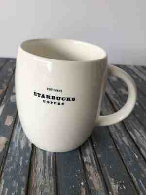2008 Starbucks Coffee Est 1971 Coffee Mug Fat Mug Barrel Mug Legacy Collection - Sold on eBay Nov, 13th 2018 for $10.50