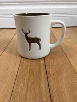 Starbucks Mug Deer Stag Buck Elk Antlers Hunter Coffee Cup Embossed 2008 12oz - Sold on eBay Nov, 10th 2018 for $25.00