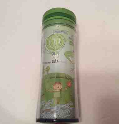 STARBUCKS Small Kids Travel Coffee Cup Mug 2008 Recyle Earth Friendly Tumbler 7" - Sold on eBay Nov, 9th 2018 for $4.05