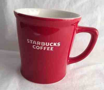 Starbucks Coffee 2009 Bone China Red Large Mug Cup Etched Name EUC - Sold on eBay Nov, 17th 2018 for $15.99