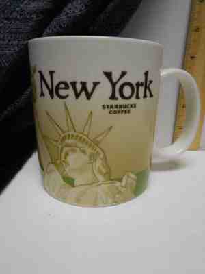 STARBUCKS 2009 NEW YORK GLOBAL ICON SERIES COFFEE MUG TEA CUP 16 OZ  - Sold on eBay Nov, 17th 2018 for $19.95