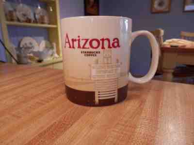 STARBUCKS  ARIZONA  COFFEE BEVERAGE MUG 2009  HOLDS 16 OUNCES  - Sold on eBay Nov, 17th 2018 for $8.50