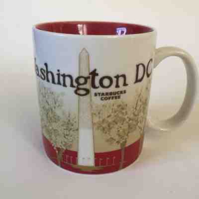 Starbucks Washington DC 16oz Coffee Mug 2011 Global Icon City Monument Cup - Sold on eBay Nov, 16th 2018 for $26.00