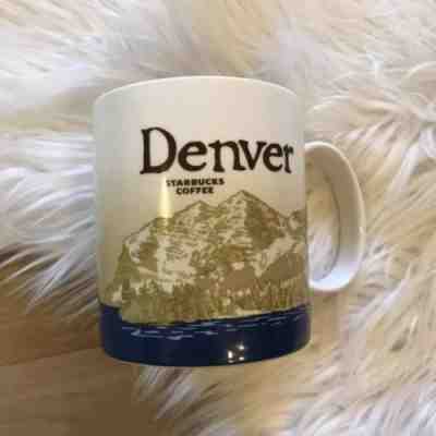 Starbucks 2009 Denver Global Icon Collector Series Coffee Cup Mug 16 oz Colorado - Sold on eBay Nov, 15th 2018 for $14.40
