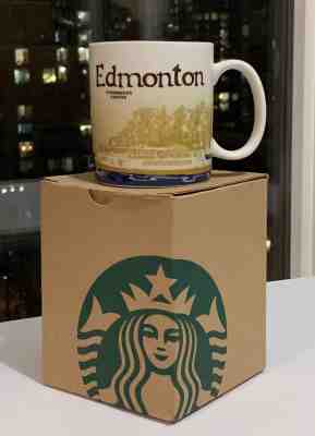 Starbucks Edmonton City Icon Series Collectors Coffee Mug 2009 BRAND NEW - Sold on eBay Nov, 14th 2018 for $160.50