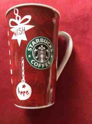 Starbucks Holiday Coffee Mug Cup 16 oz Tall Bone China Red - Sold on eBay Nov, 13th 2018 for $3.75