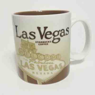 STARBUCKS Global Icon Las Vegas 2009 City Mug Collectors Series 16 Oz RARE EUC - Sold on eBay Nov, 13th 2018 for $21.99