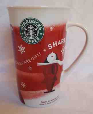 Starbucks Coffee Holiday Mug Wish Hope Red White New Bone China Christmas 2010 - Sold on eBay Nov, 13th 2018 for $17.00