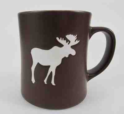 STARBUCKS Original 2009 COFFEE MUG Cup EMBOSSED Etched MOOSE Large 16 oz - Sold on eBay Nov, 12th 2018 for $24.99