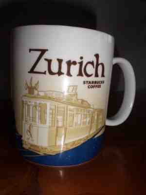  STARBUCKS Collectors Series ZURICH Switzerland  COFFEE MUG Cup  - Sold on eBay Nov, 12th 2018 for $8.00