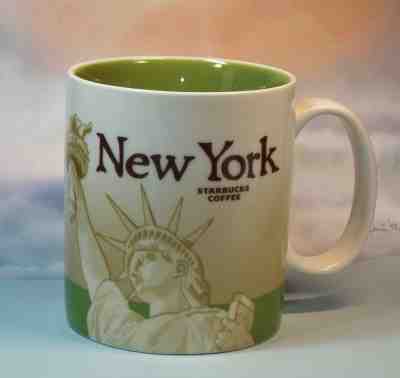 Starbucks Coffee Mug 16oz NEW YORK 2009 Global Icon Collectors Series Cup  - Sold on eBay Nov, 12th 2018 for $32.00